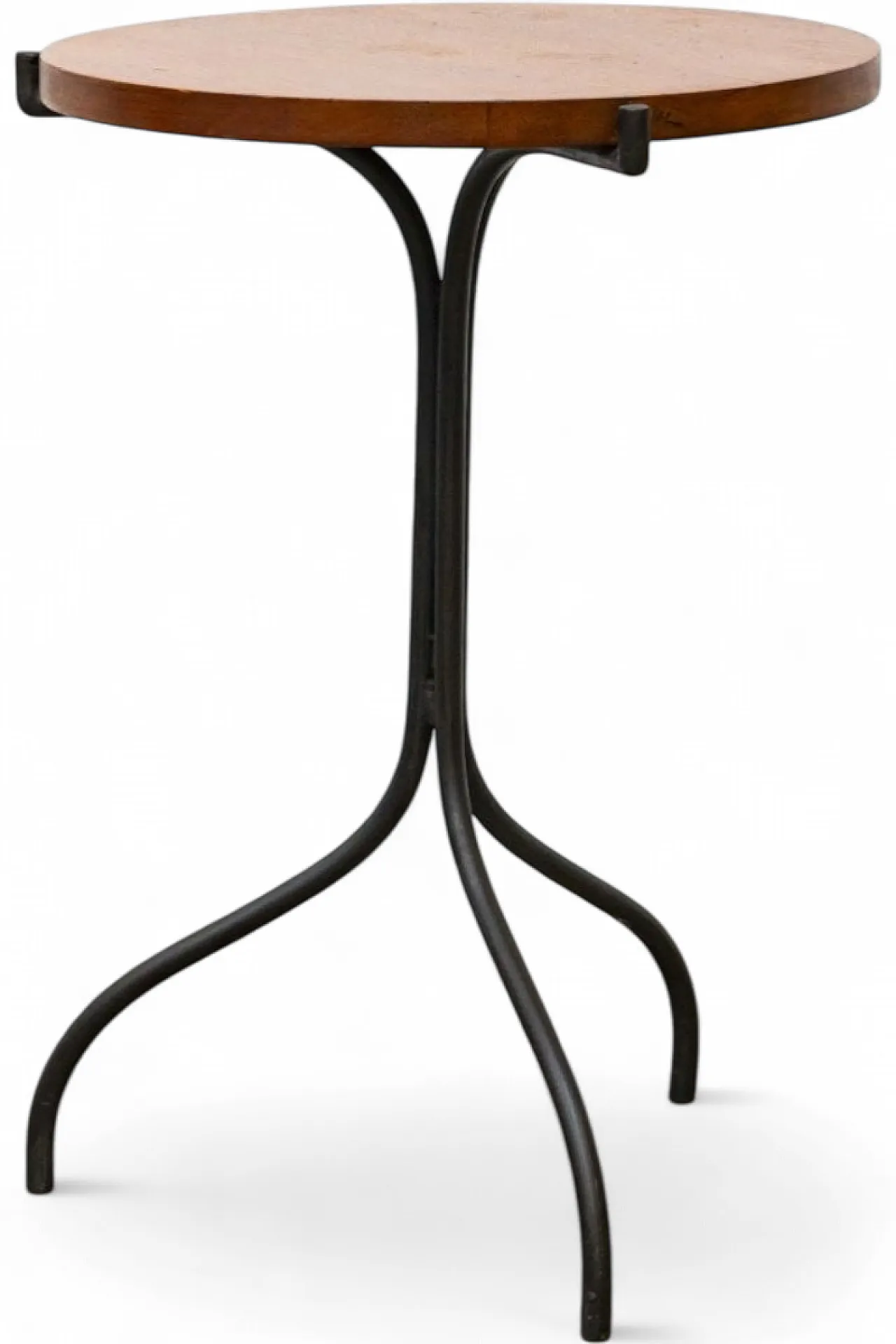 Tavolino in noce e ferro, anni '40 6