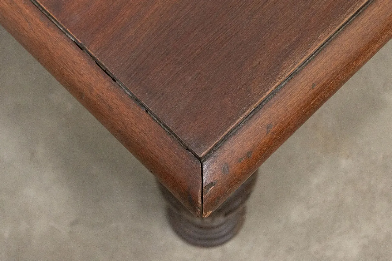 Tavolo basso in legno di noce, '900 2