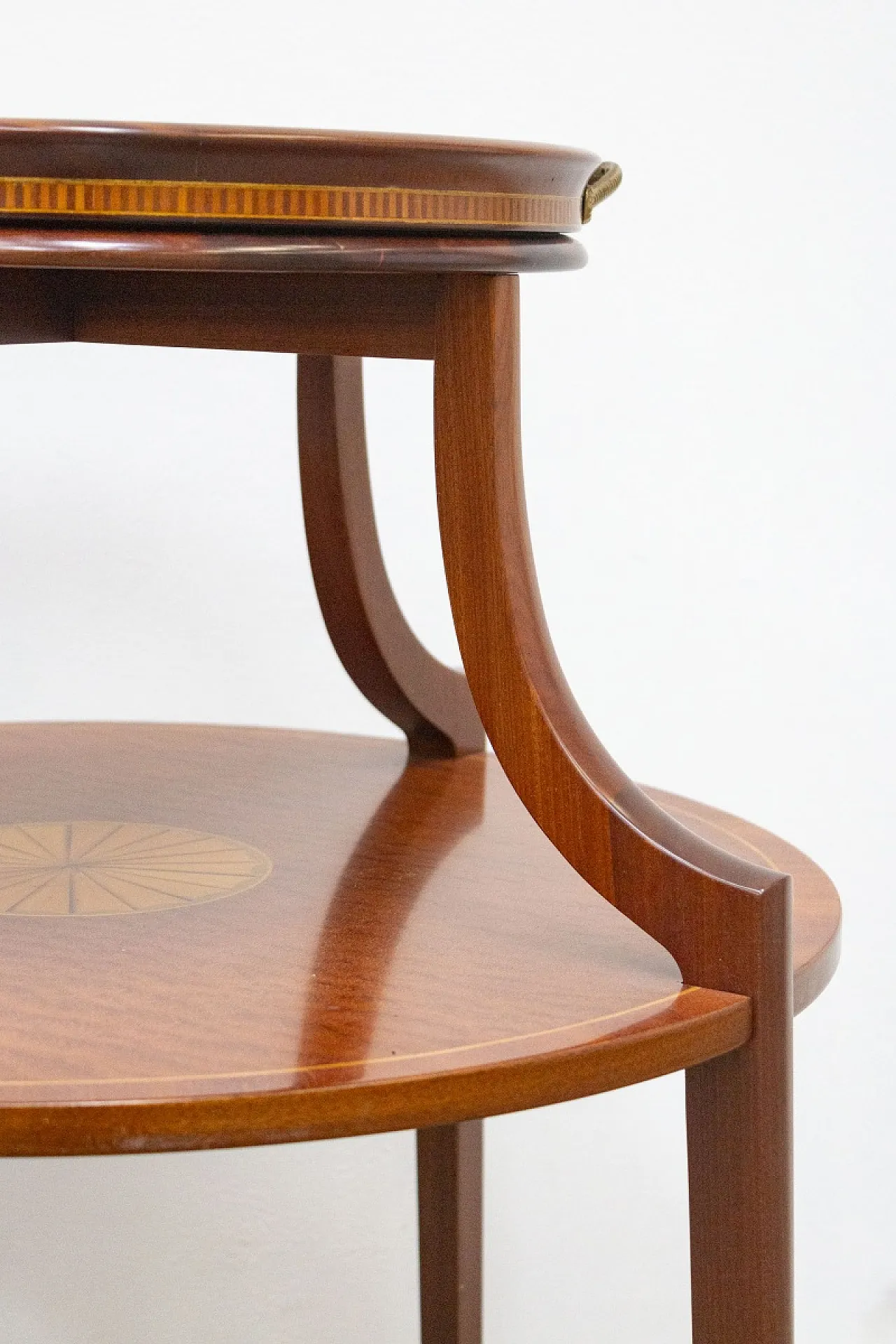 Cake table with removable wooden tray, 20th century 3