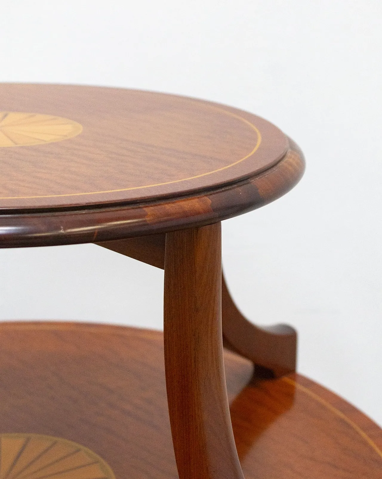 Cake table with removable wooden tray, 20th century 8