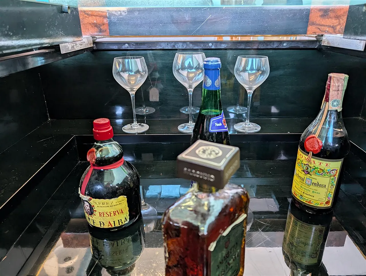 Container bar table in briar wood, Italy 1970 8