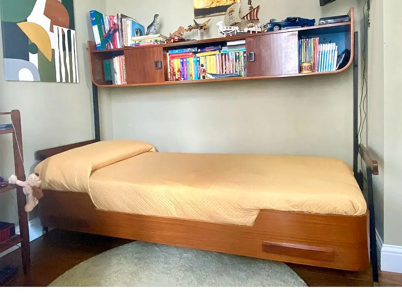 2 Letti modernariato, anni '60 8