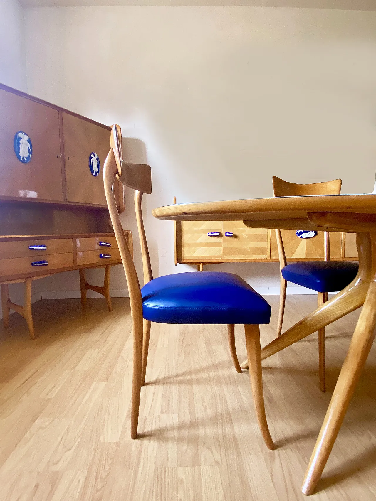 Table and 4 Chairs by Ico Parisi, 50s 5