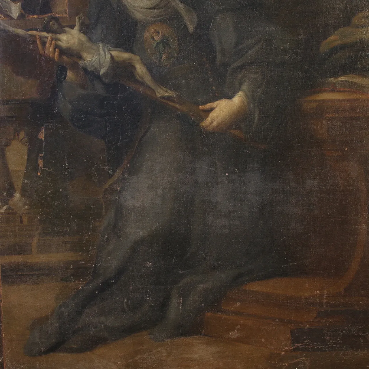 Dipinto italiano Santa Rita da Cascia, '600 4