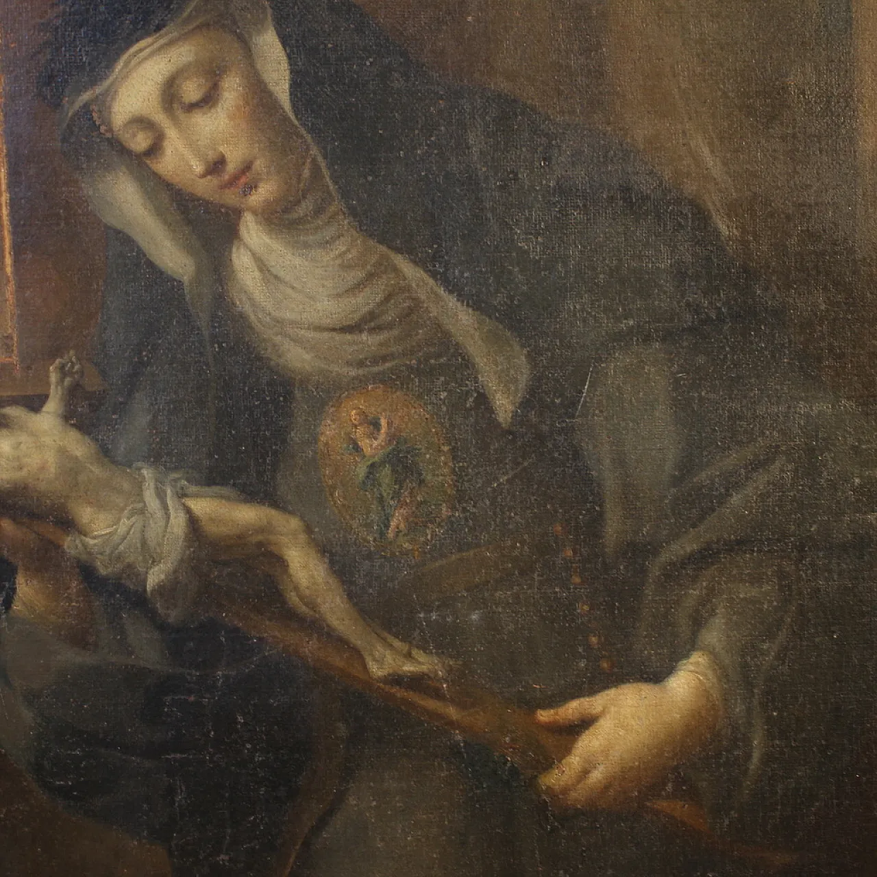 Dipinto italiano Santa Rita da Cascia, '600 7