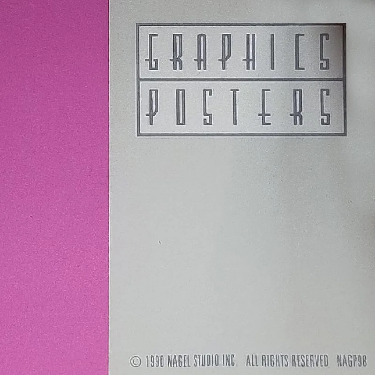 Splash art poster by Patrick Nagel, 1990s 6