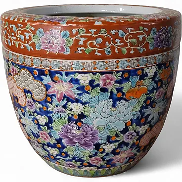 Cachepot in Imari porcelain, Japan, from the Meiji period