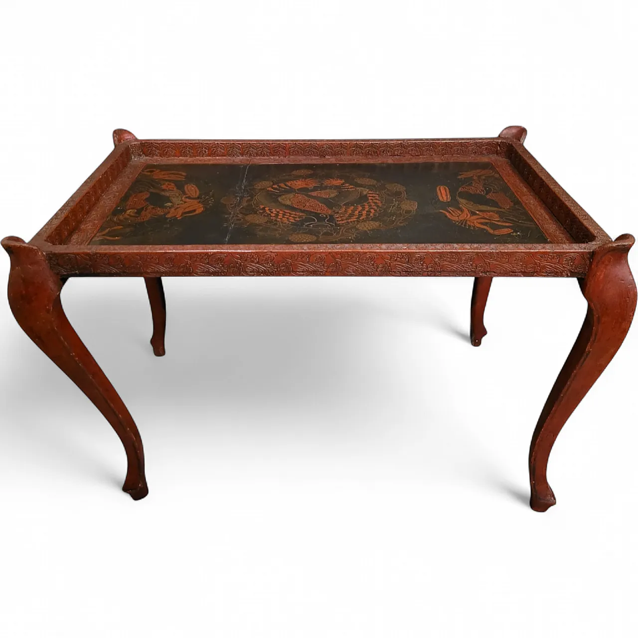 Coffee table in lacquered wood, China, 20th century 11