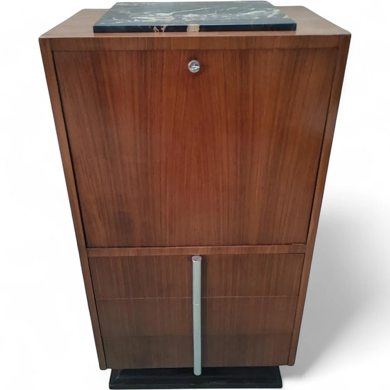 Secrétaire in legno di mogano, metà '900 12