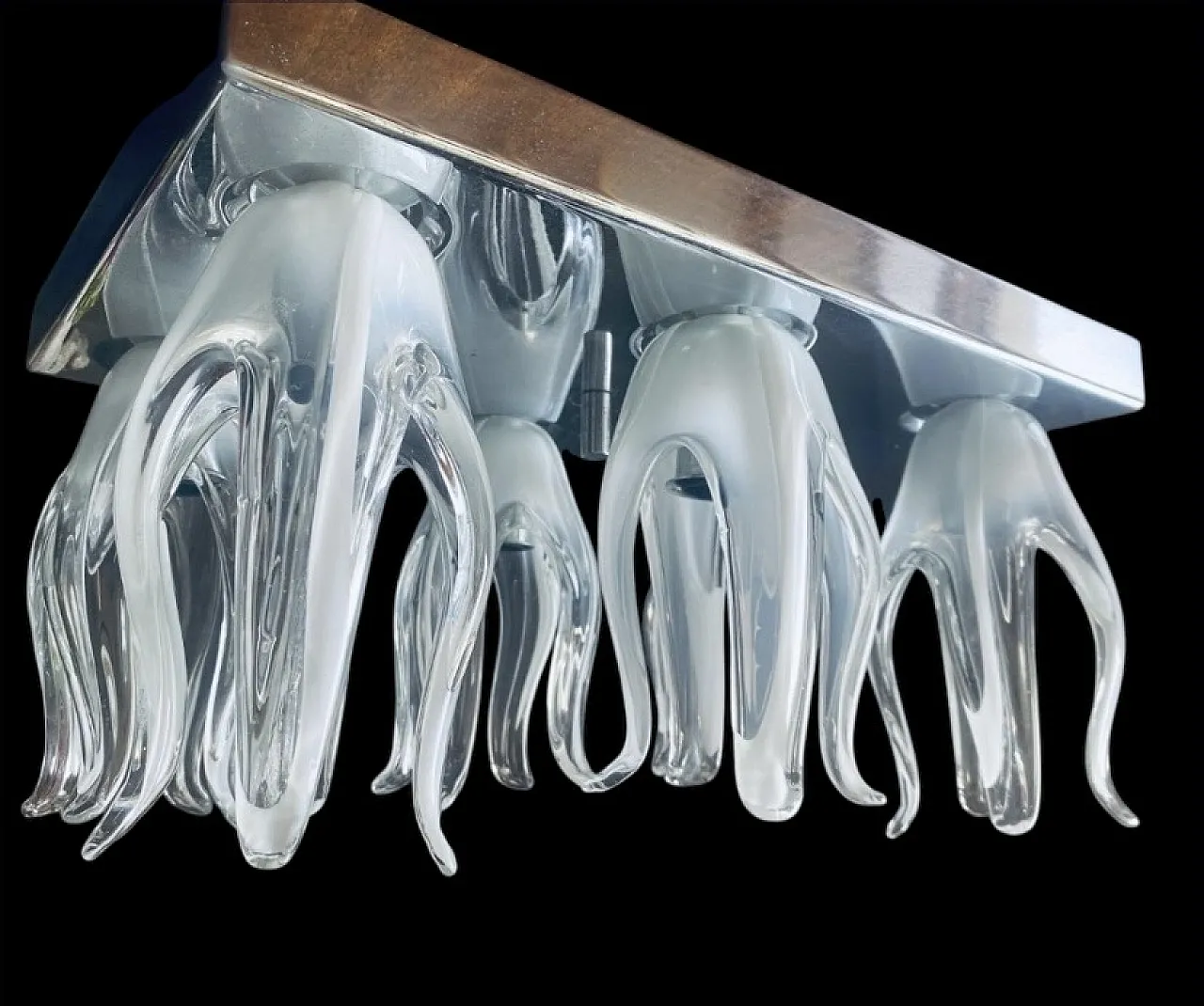 Lampada da soffitto parete, anni '70 2