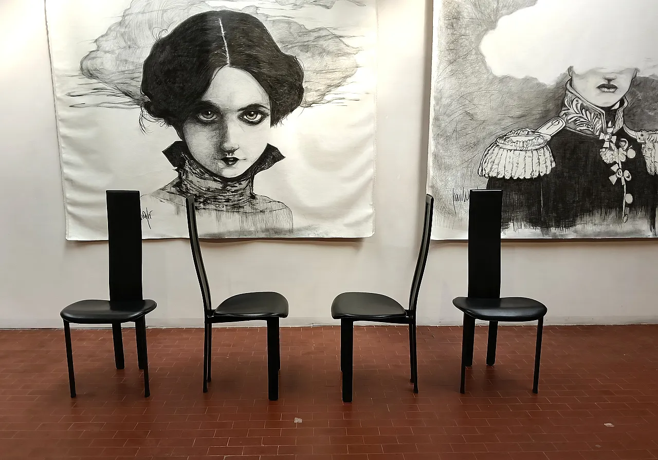 Lara chairs by Cattelan Italia. 90s 15