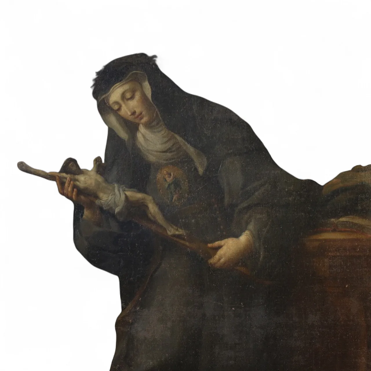 Dipinto italiano Santa Rita da Cascia, '600 16