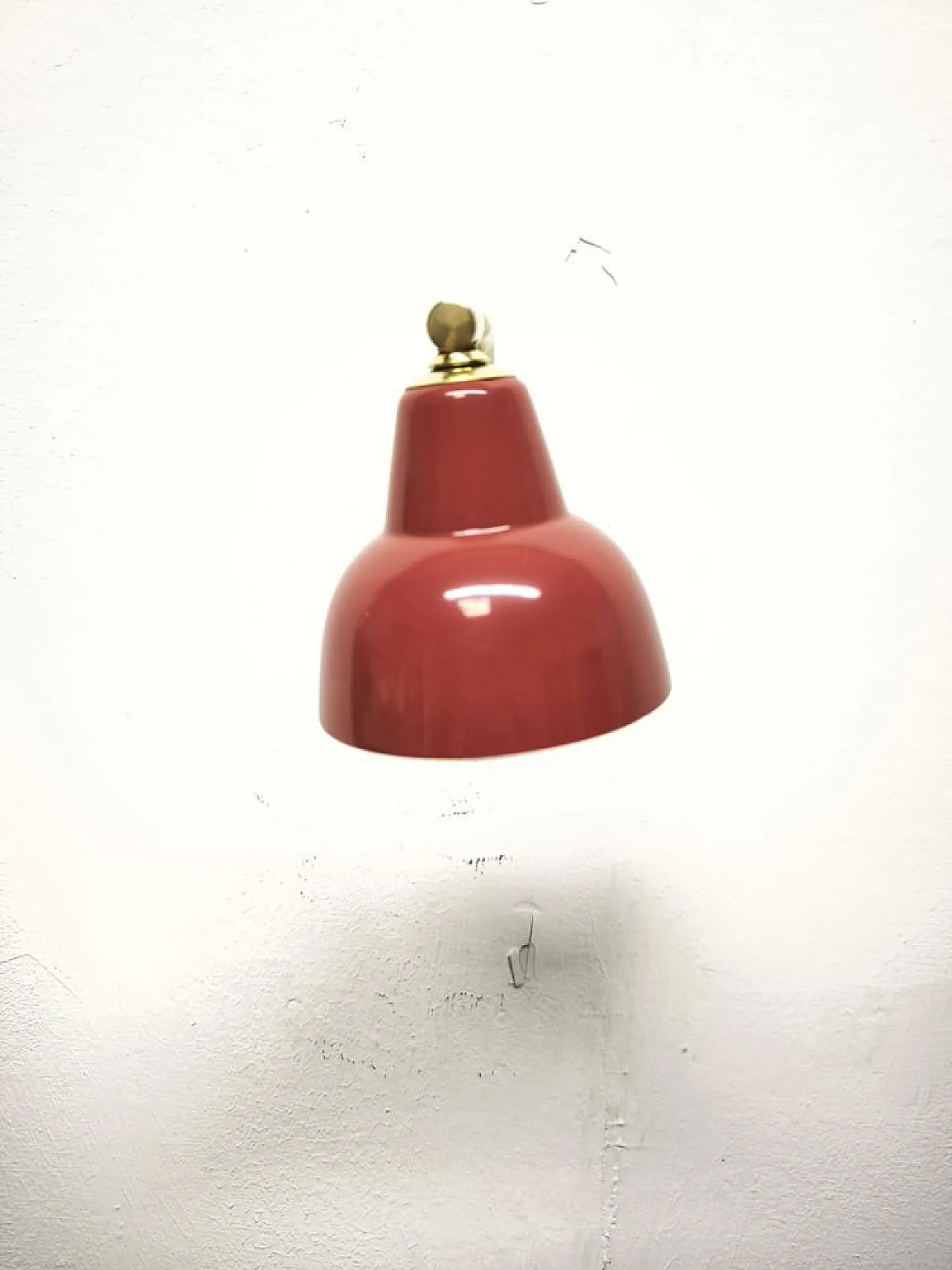 Adjustable wall light with push-button ignition, 1960s 9