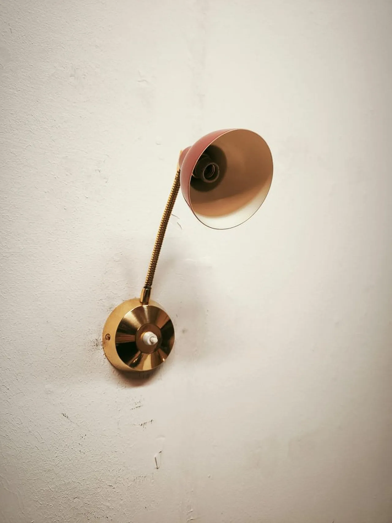 Adjustable wall light with push-button ignition, 1960s 10