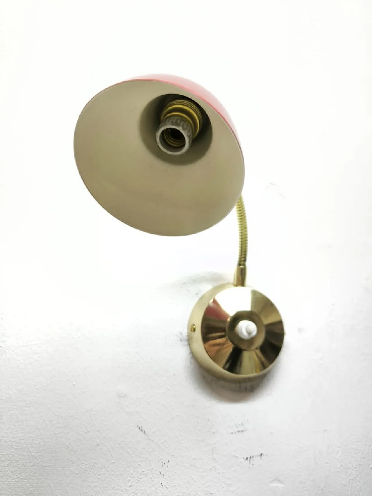Adjustable wall light with push-button ignition, 1960s 16