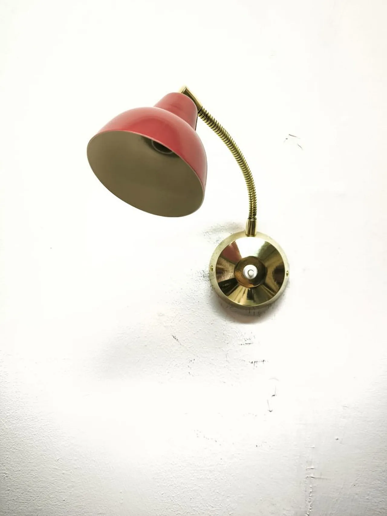 Adjustable wall light with push-button ignition, 1960s 17