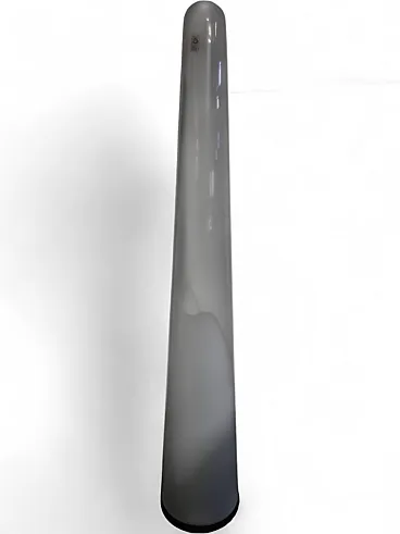 White Glass floor lamp by Leucos, 1960s