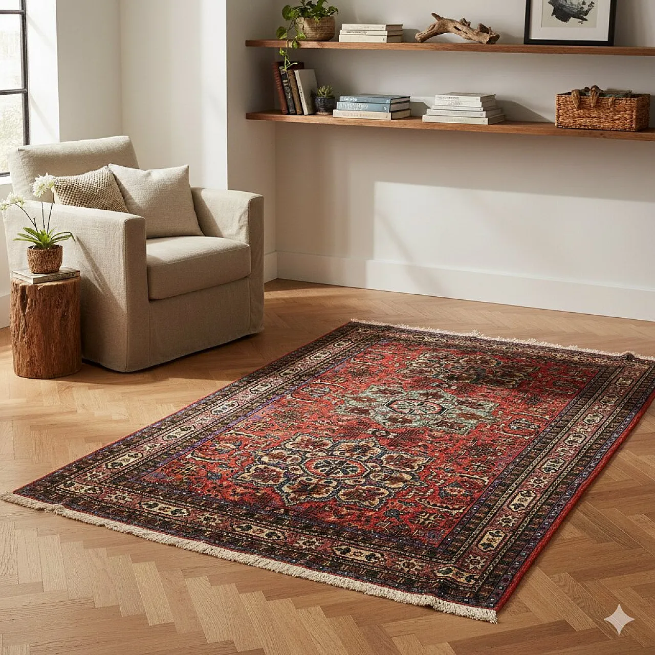 Tappeto Baluchi, lana, maglia fine, fatto a mano, '900 2