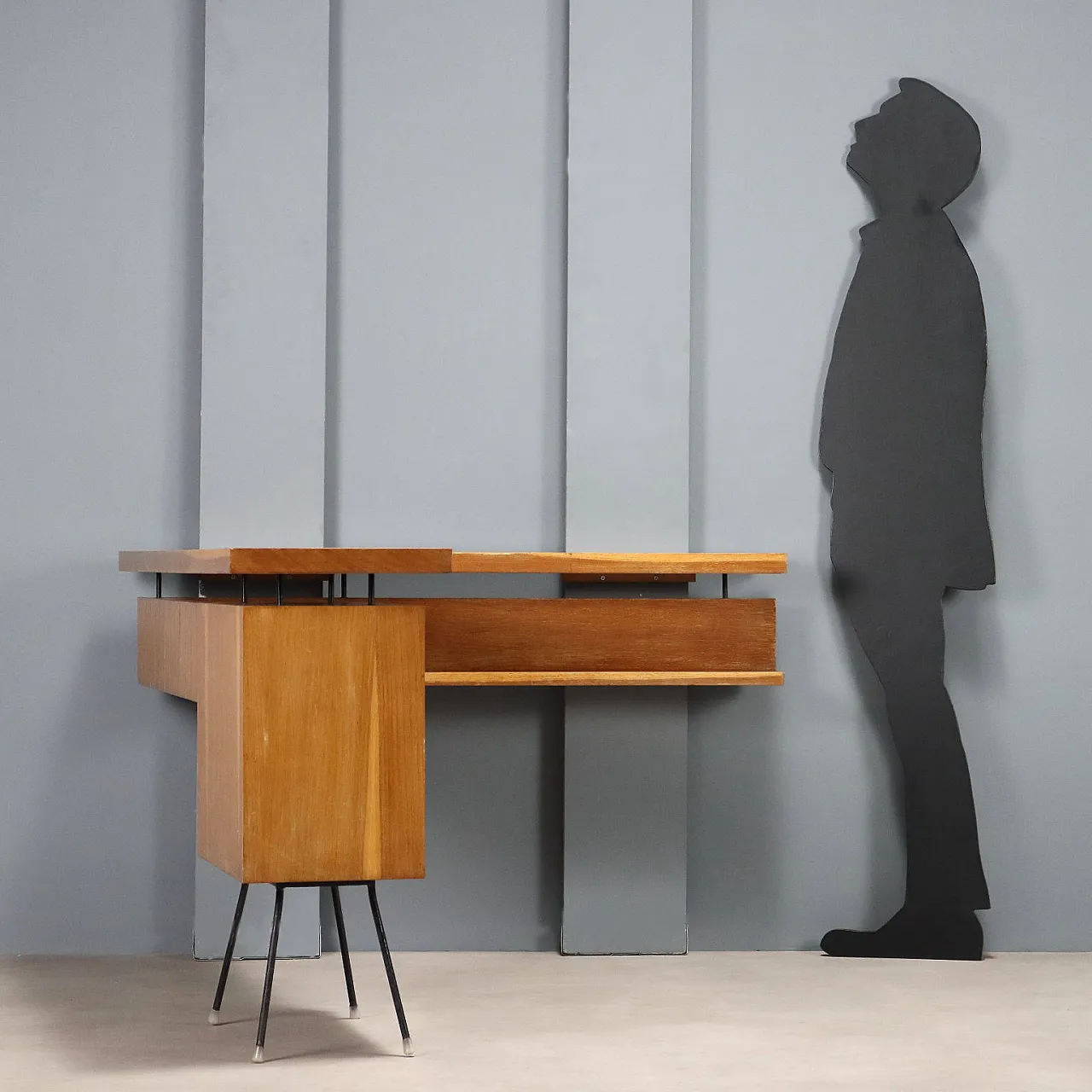 Corner cabinet by Marco Zanuso in oak, 1950s 3