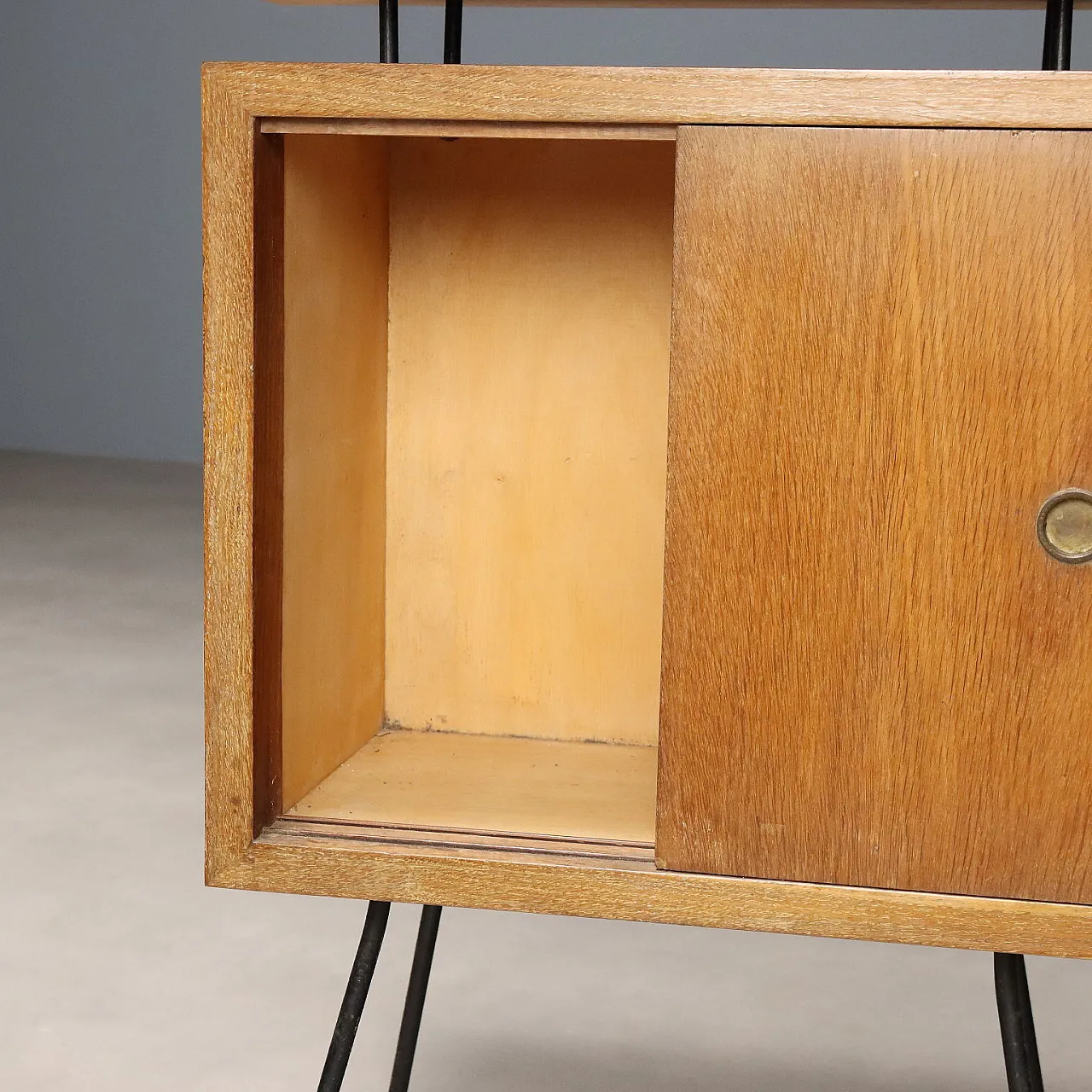 Corner cabinet by Marco Zanuso in oak, 1950s 8