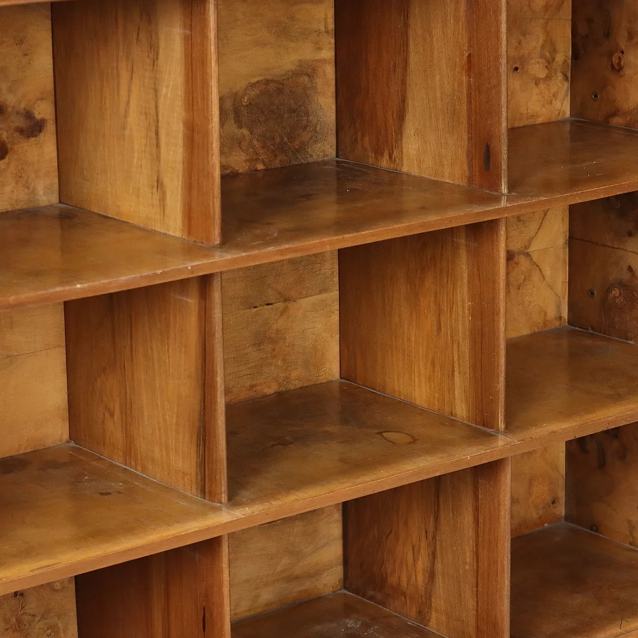 Libreria Art Déco in noce e bronzo, '900 3