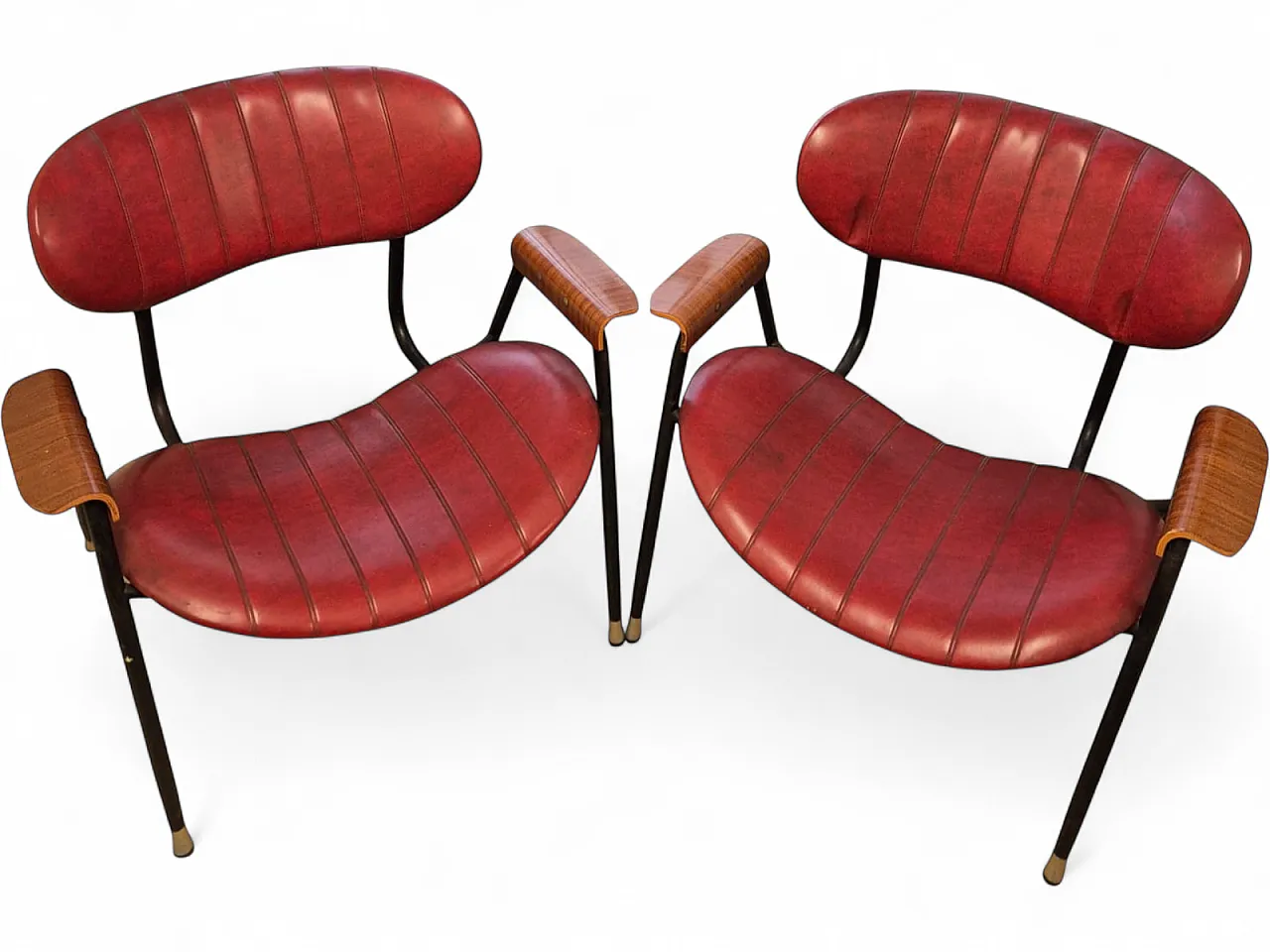 Coppia di poltrone Gastone Rinaldi per RIMA, anni ’50 18