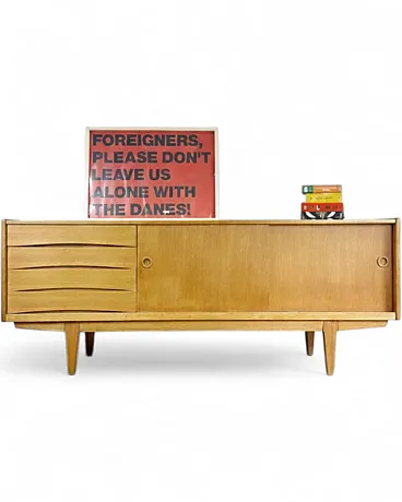 Sideboard by Erik Wørts Swedish Oak, 60s
