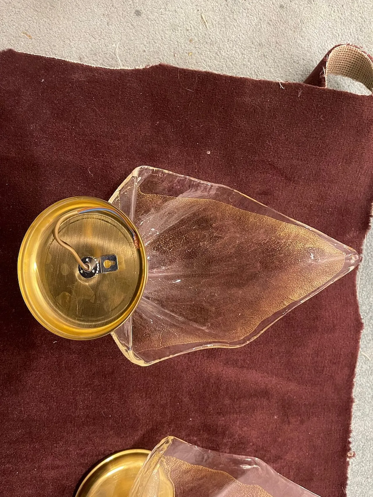 Pair of Murano glass sconces by La Murrina, 1970s 3