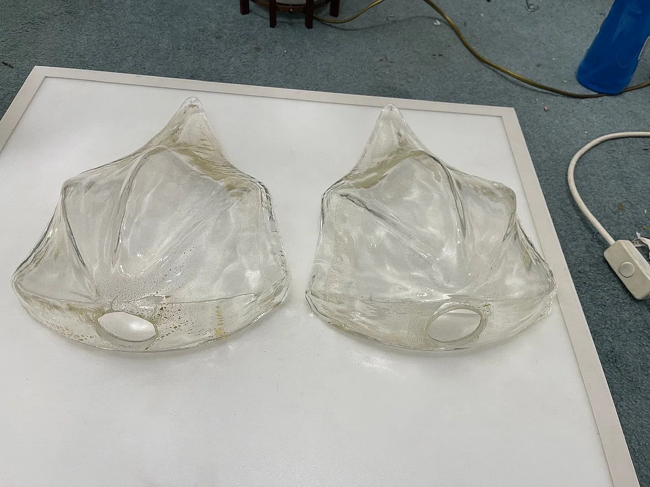 Pair of Murano glass sconces by La Murrina, 1970s 7