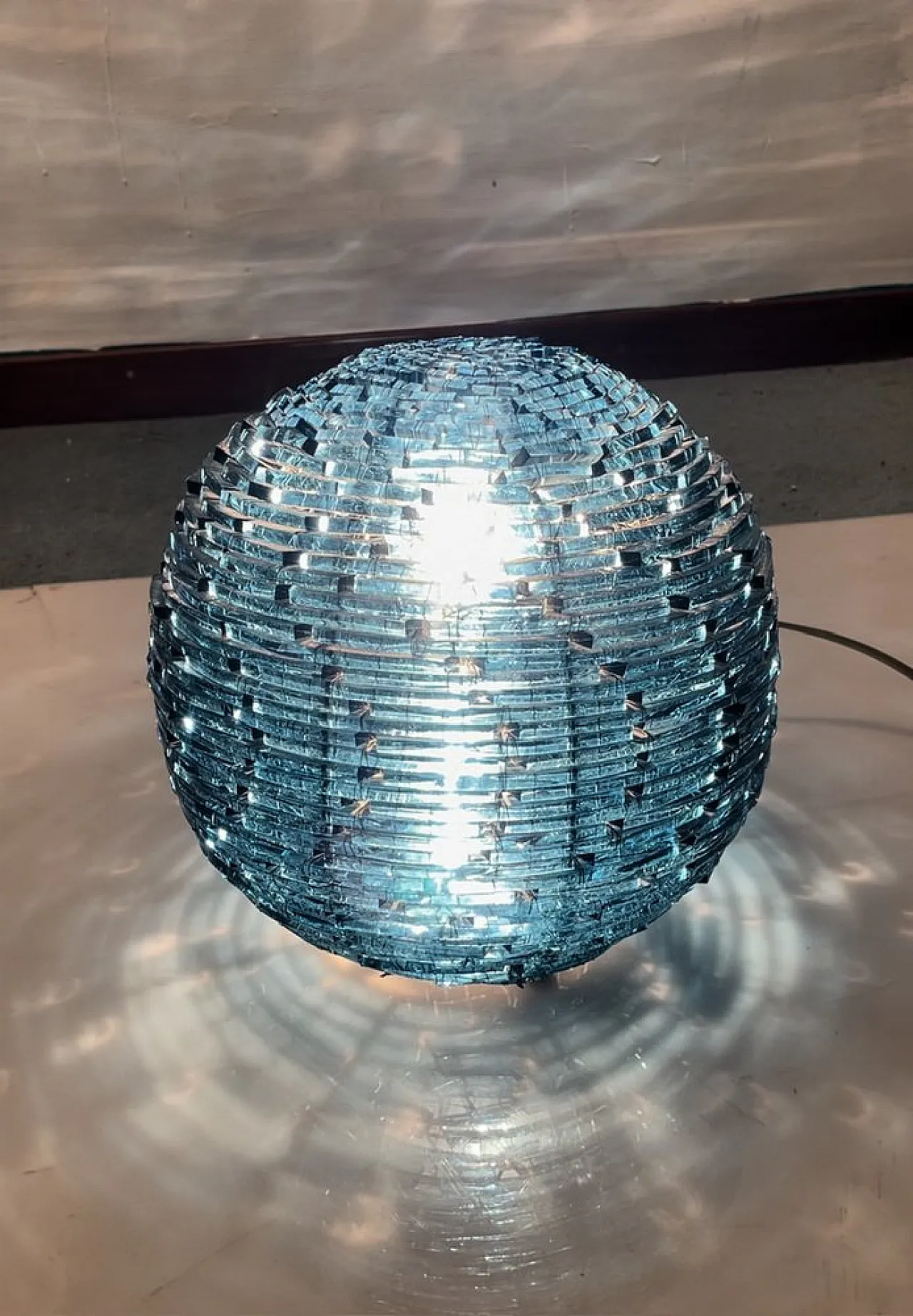 Glass mosaic lamp, Italy, 1960s 2