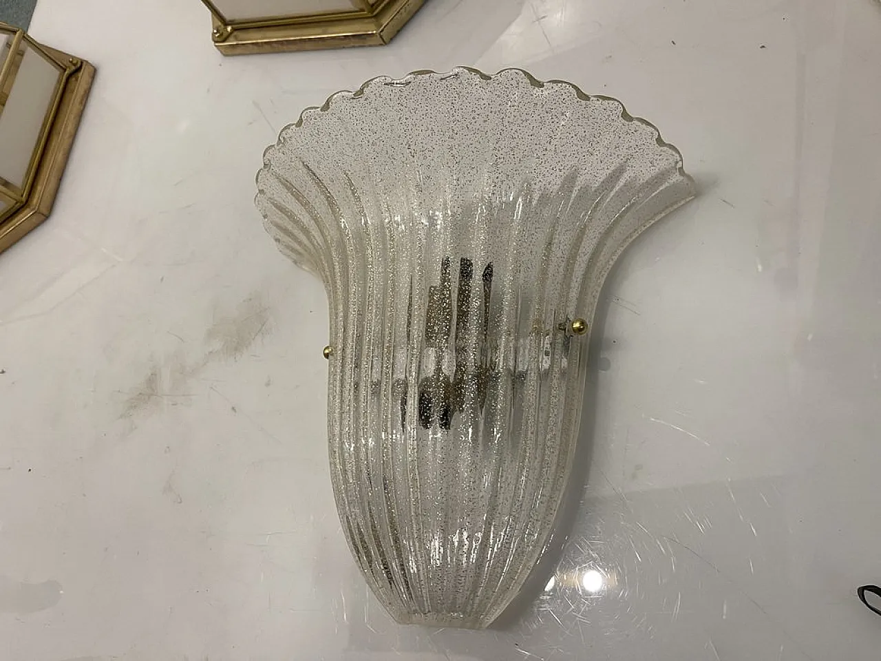 Pair of Murano glass wall lights, 1980s 6