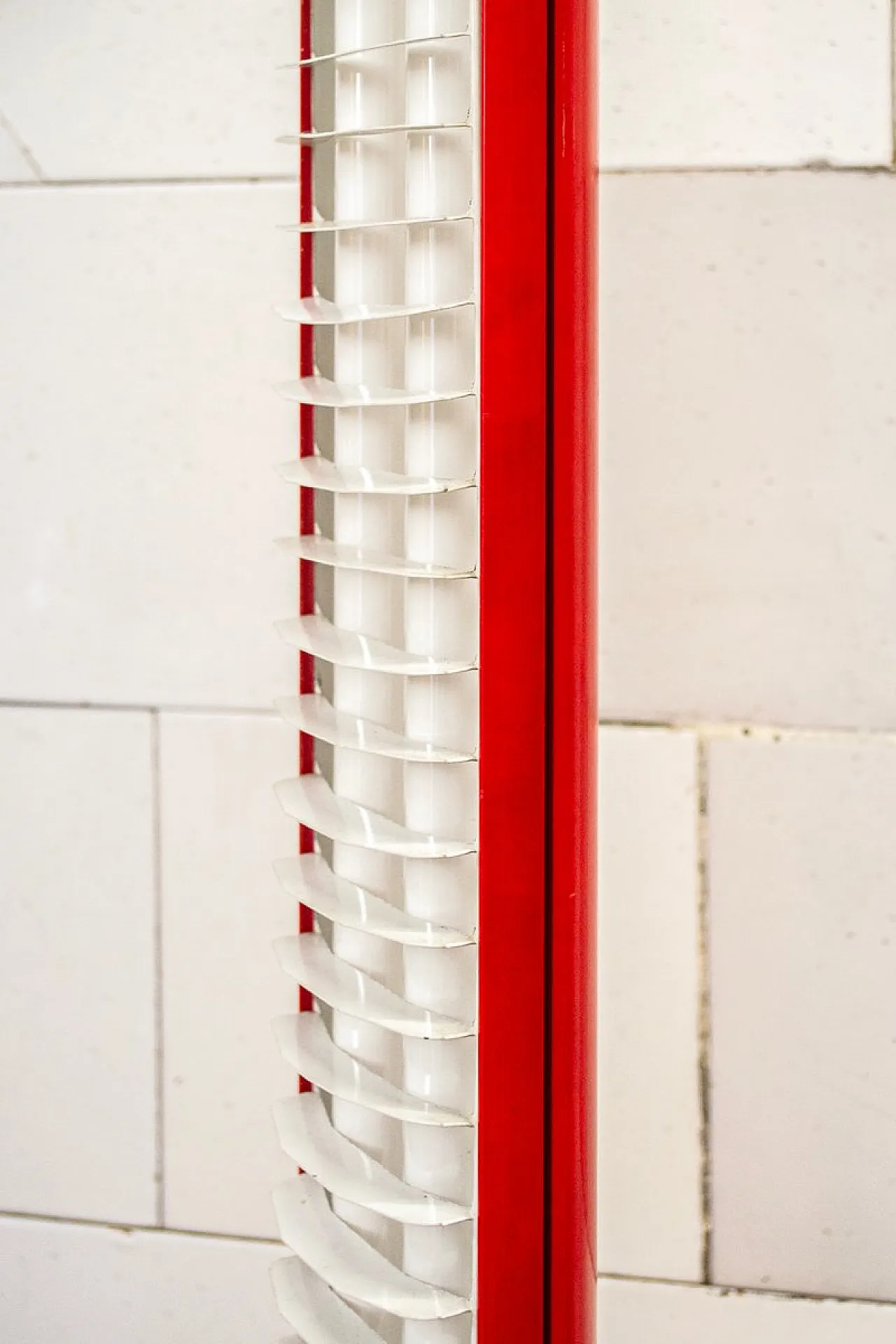 Halogen and neon cast aluminum lamp, 1970s 6