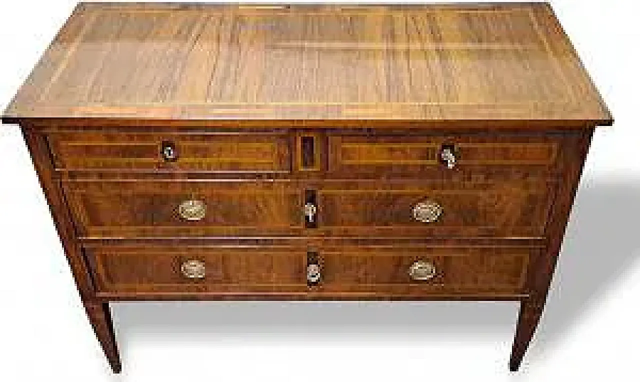 Louis XVI style wooden chest of drawers, 17th century 2