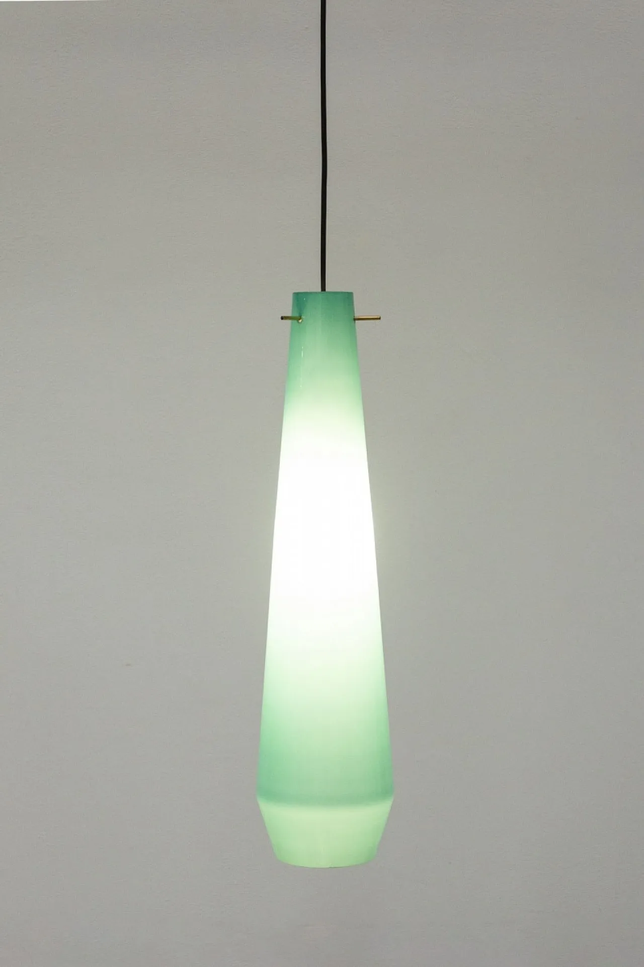 Lampadario in vetro di Murano incamiciato di Vistosi, fine '900 4