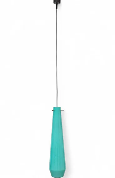 Lampadario in vetro di Murano incamiciato di Vistosi, fine '900