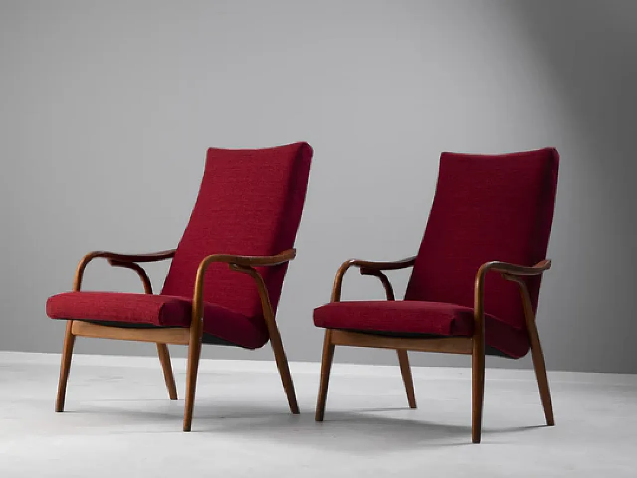 Pair of armchairs by TON, 1970s 1