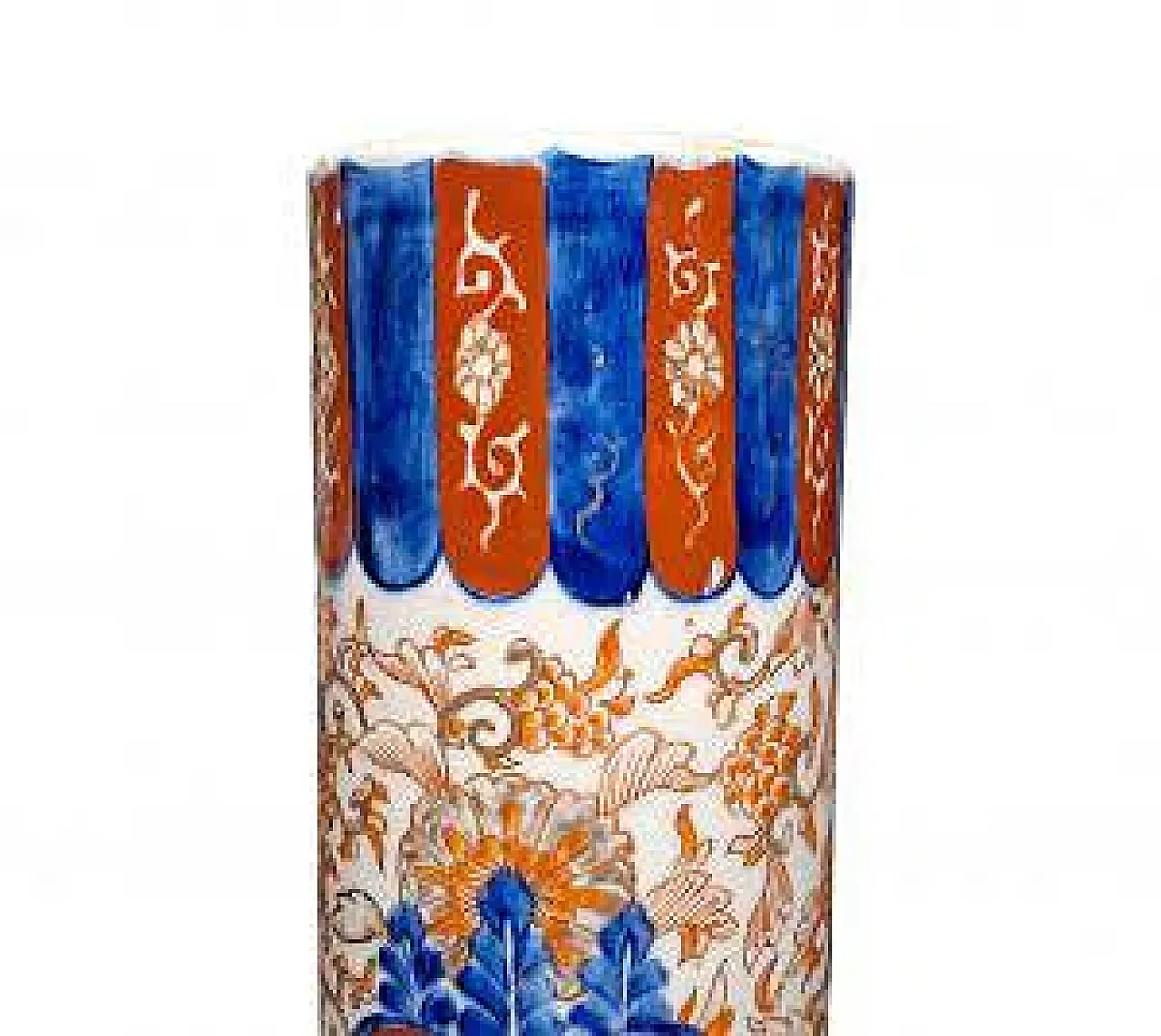Imari porcelain bottle vase, late 19th century 2