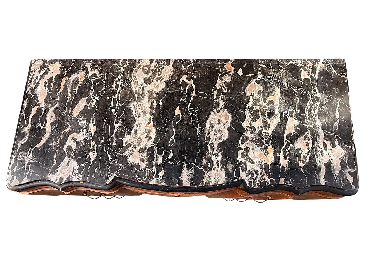 Art Deco walnut dresser, mid-20th century 3