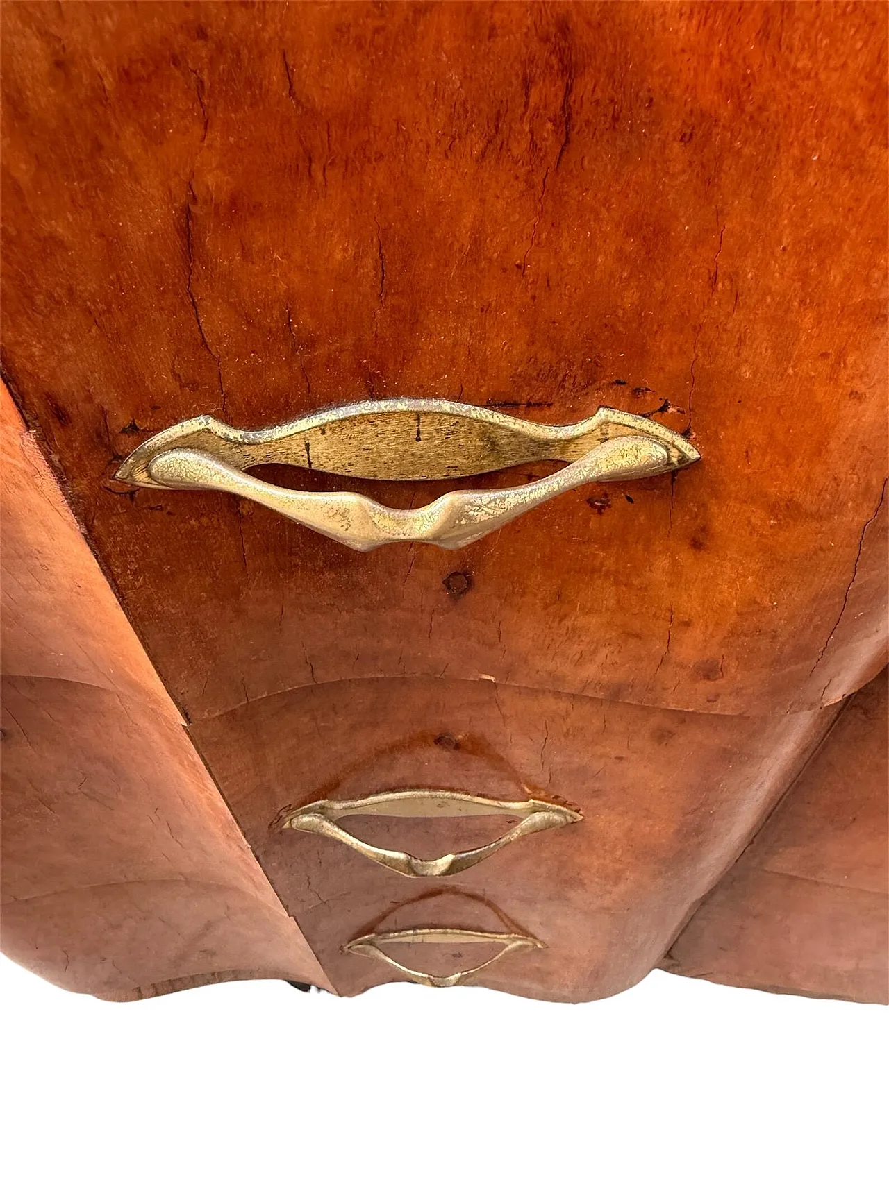 Art Deco walnut dresser, mid-20th century 5