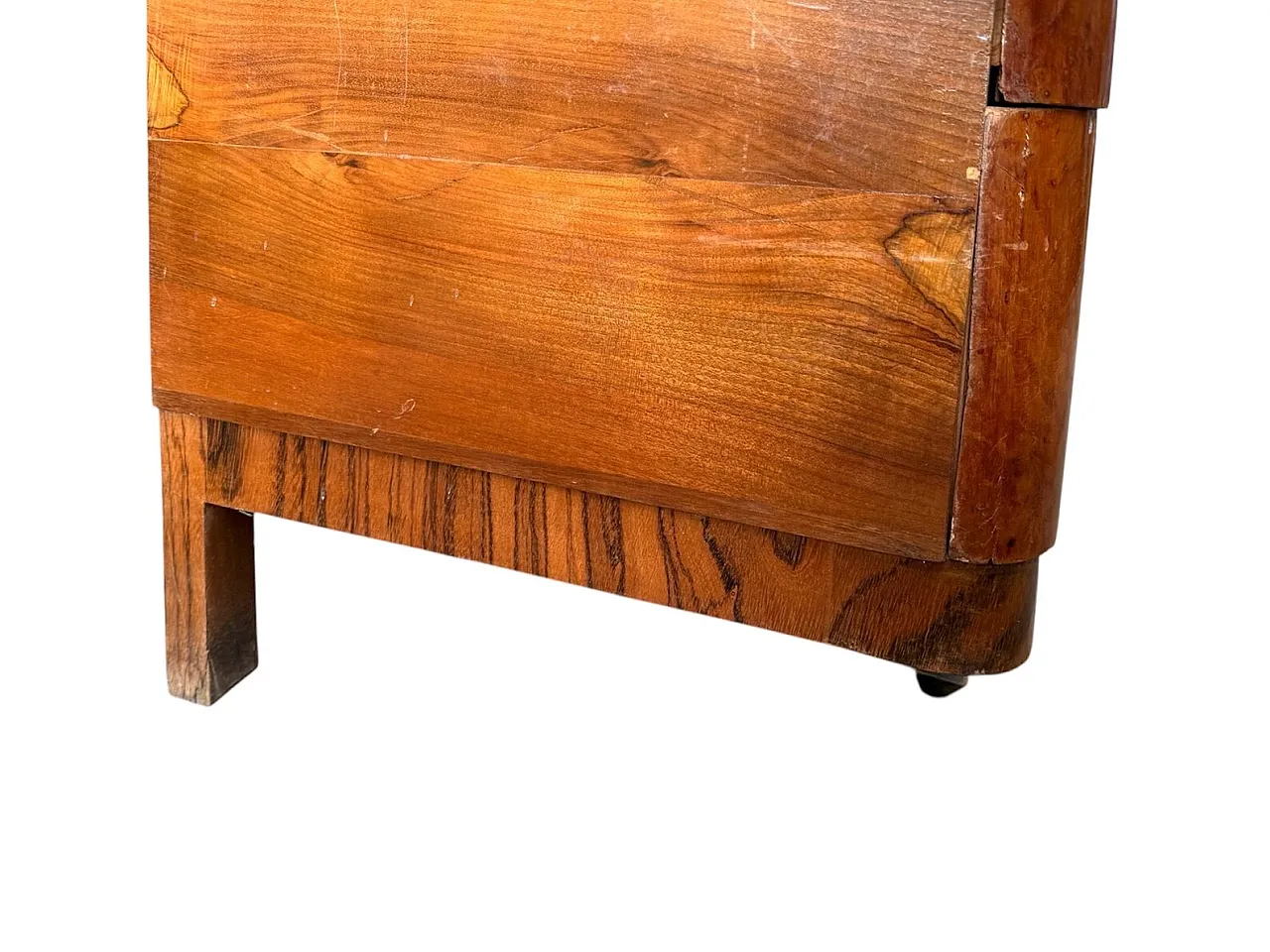 Art Deco walnut dresser, mid-20th century 6