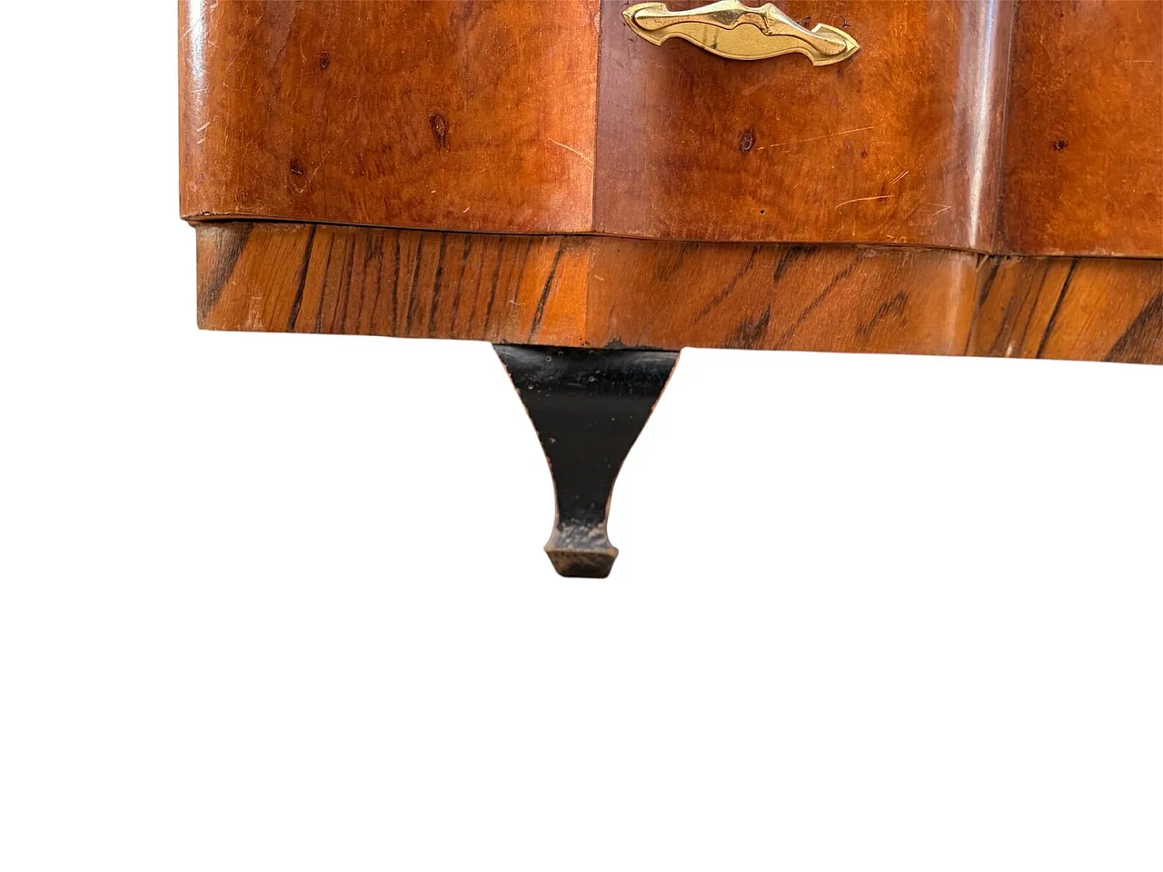 Art Deco walnut dresser, mid-20th century 7