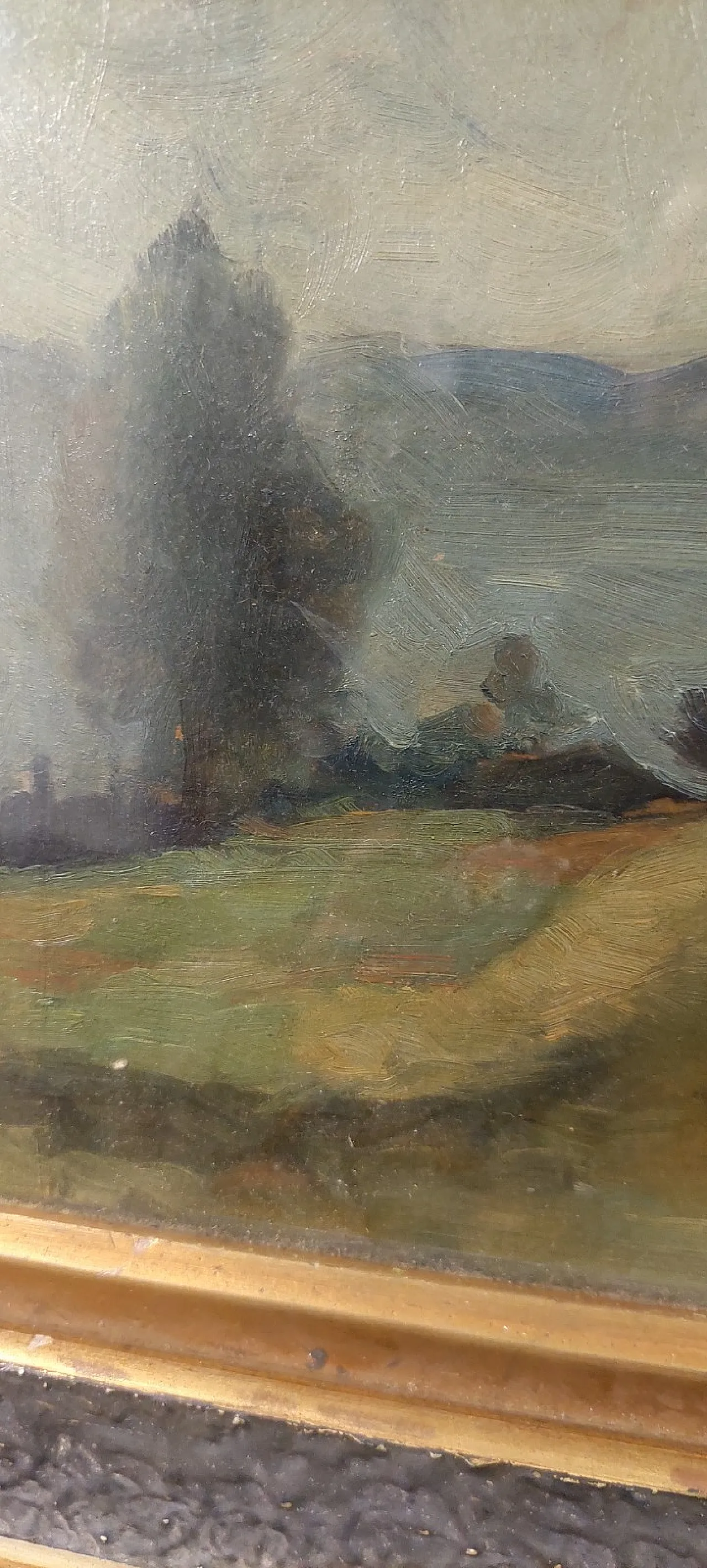 Ennio Cocchi, painted on two sides oil on canvas, 20th century 4