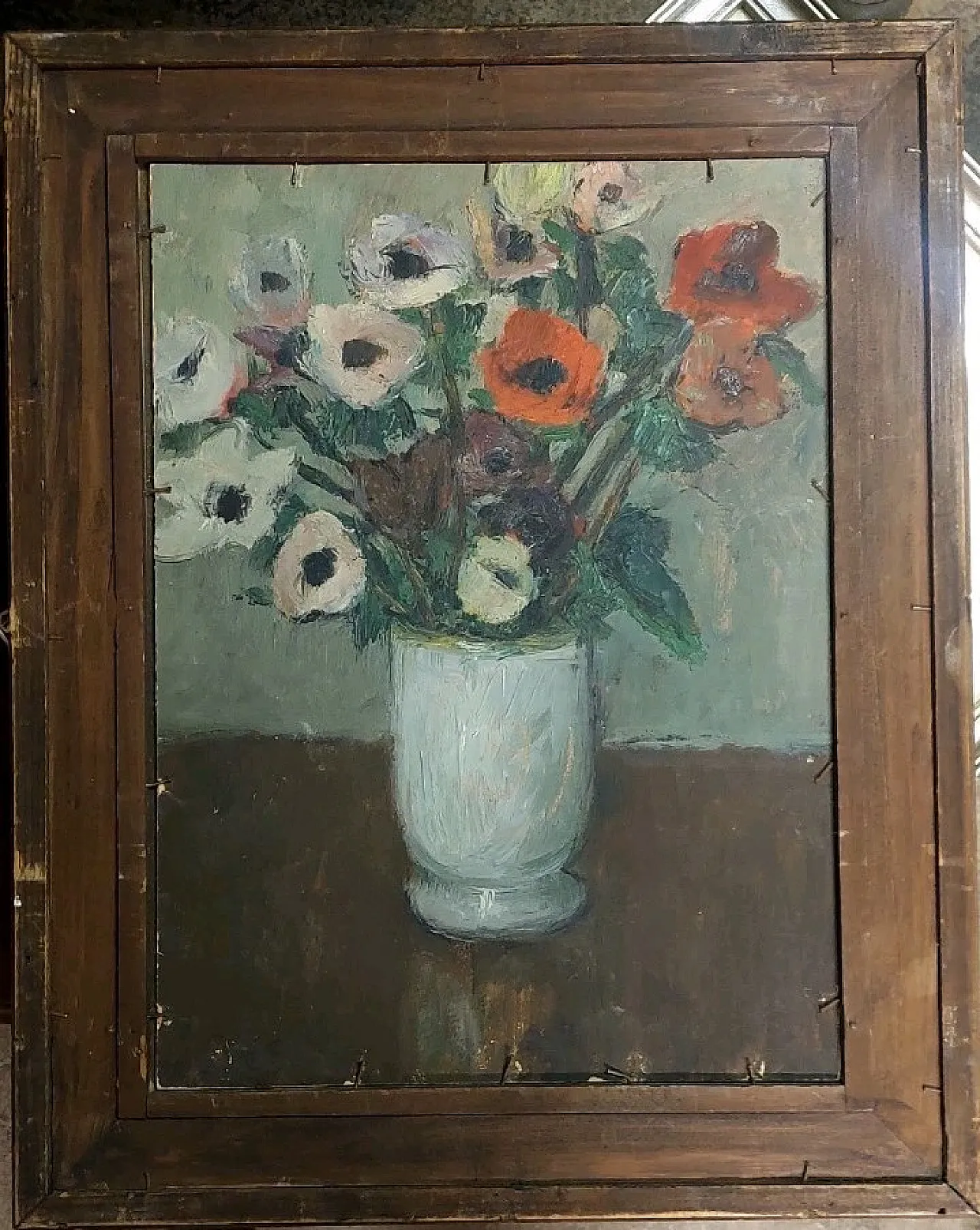 Ennio Cocchi, painted on two sides oil on canvas, 20th century 9