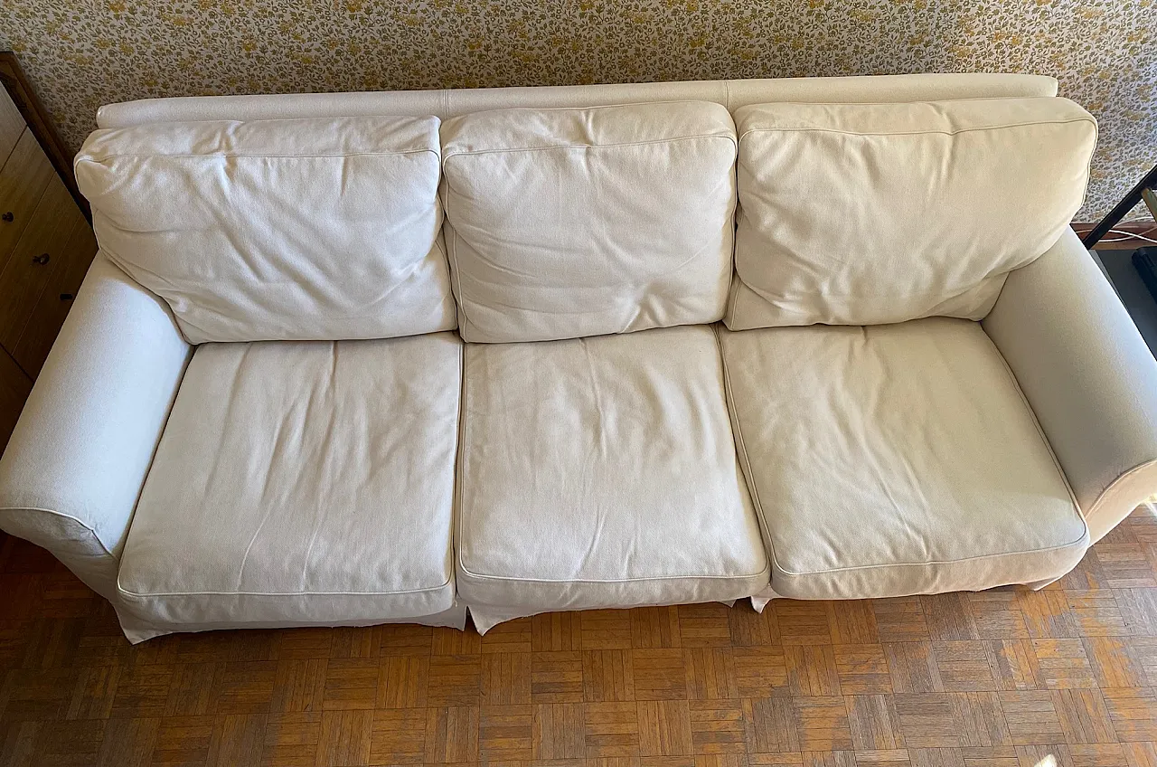 3 seater sofa Fabric Cat. H Natural Indo by Moroso, 2000s 1