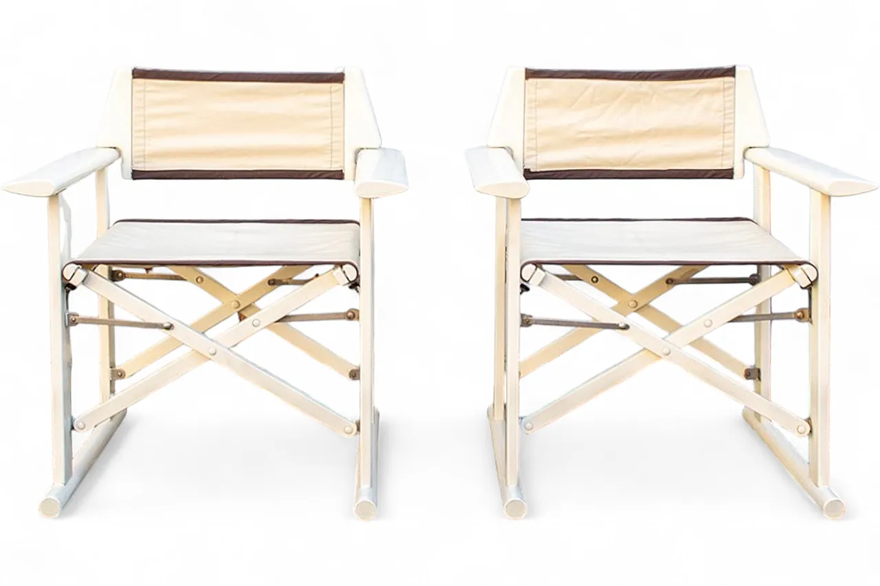 Coppia di poltrone di Carlo Hauner per Fratelli Reguitti, anni '60 5