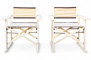 Coppia di poltrone di Carlo Hauner per Fratelli Reguitti, anni '60