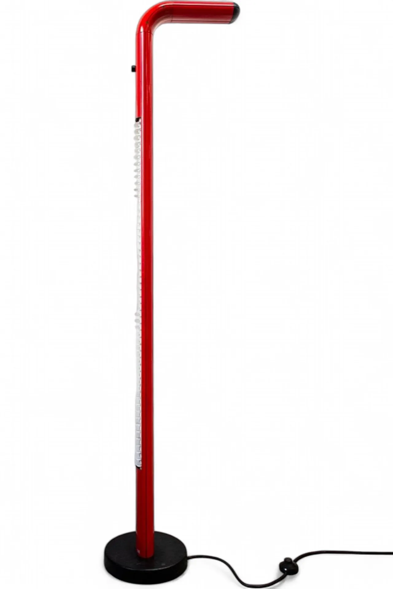 Halogen and neon cast aluminum lamp, 1970s 9