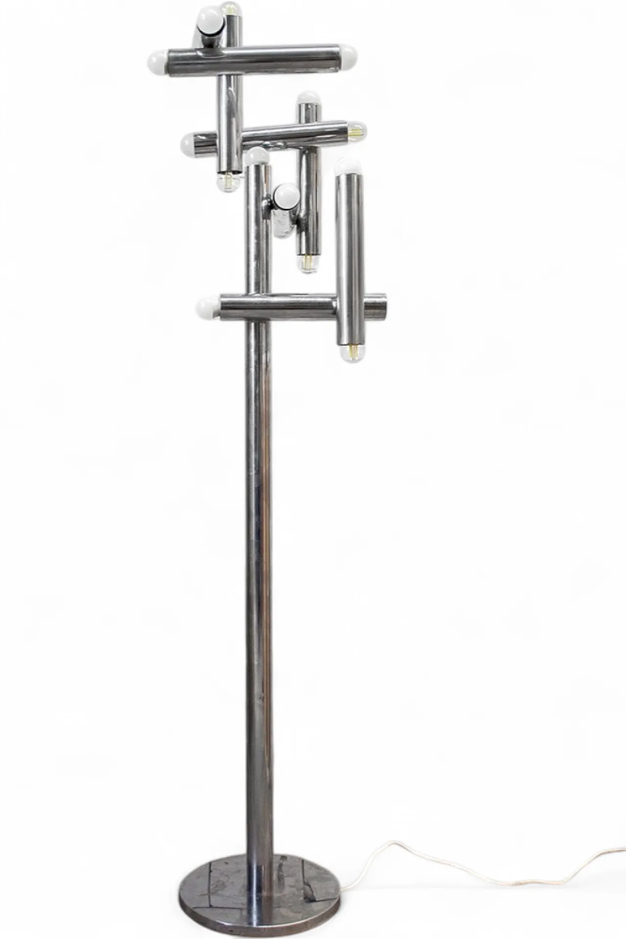 17-Light floor lamp by Goffredo Reggiani, 1970s 7