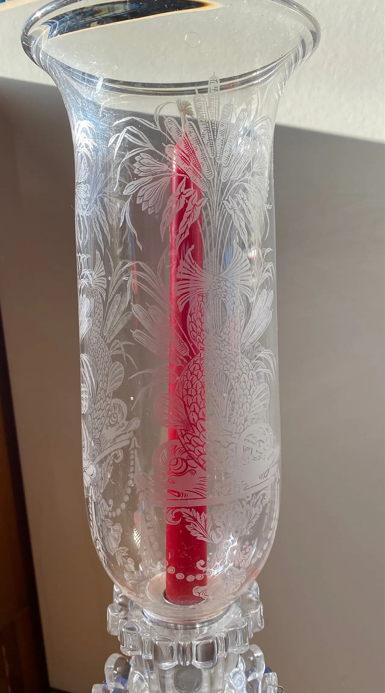 Pair of Saint-Louis France Dauphins candlesticks, 80s 5