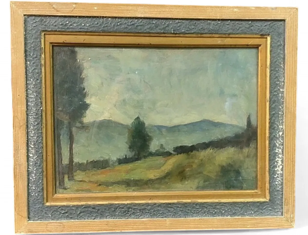 Ennio Cocchi, painted on two sides oil on canvas, 20th century 11